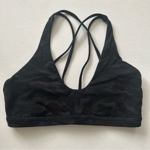 Lululemon Black Camo Align Sports Bra